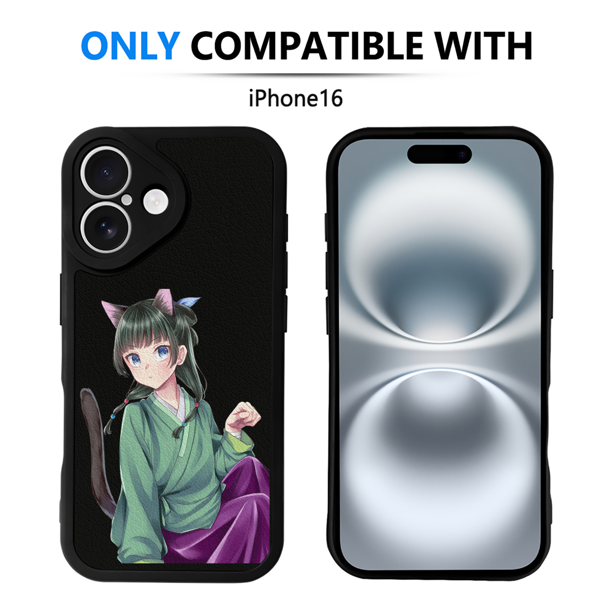 薬屋のひとりごと The Apothecary Diaries 【iPhone 16シリーズ対応】シリコンスマホケース（レザー調） 材質：シリコン